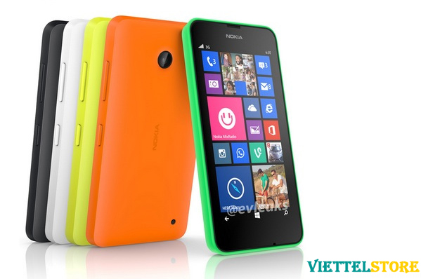 Nokia Lumia 630 thiết bị chạy WindowPhone 8.1 giá chỉ 2.7 triệu đồng